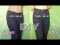DIY transform your Jeans | From low waist to High waist | No need sewing machine | Fast & Easy trick