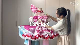 Sewing Vlog | Sewing Sakura Uta’s Magical Outfit! 🌸✨ | Kimi to Idol Pretty Cure