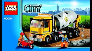 Construction d'un camion béton LEGO City N°60018