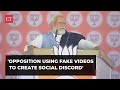 Fake Video row: &#39;Bahut Bada Khatra hai...&#39; PM Modi warns people against forwarding such videos