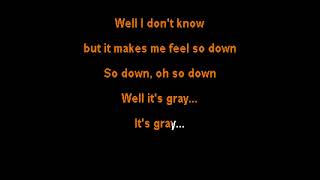 T.S.O.L.  -  It's Gray - clay wood karaoke