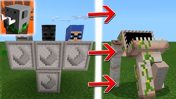 How to Spawn These EVIL IRON GOLEM CHEST in Craftsman Building Craft