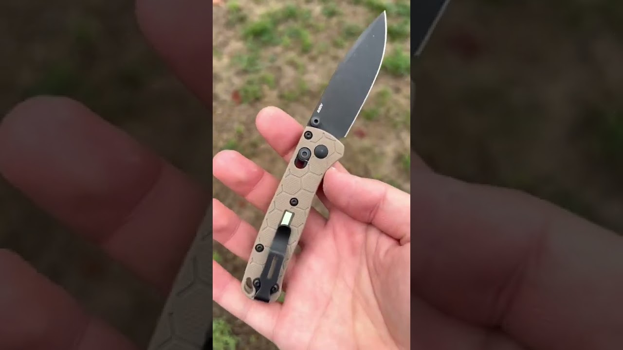 Benchmade Mini Bugout X Glow Rhino Tritium