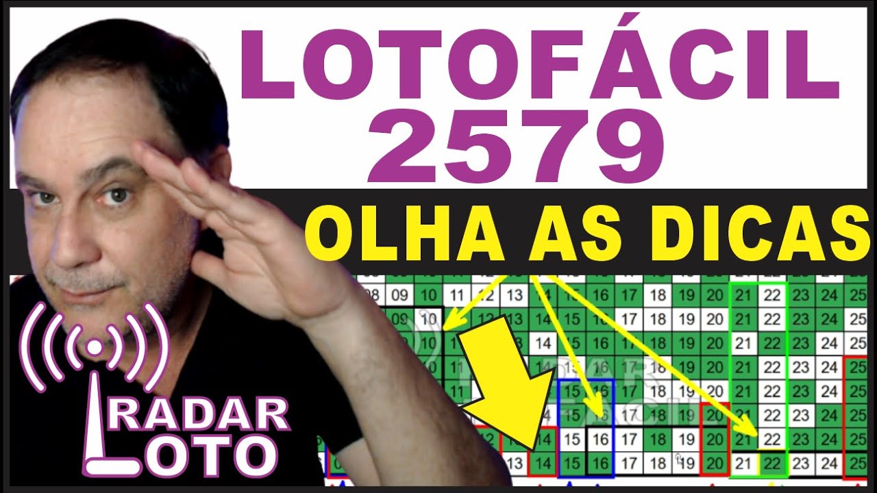 HOJE TEM Dicas Para Lotofácil 2579 Análise E Tendências