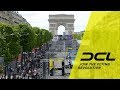 VR view of the DCL drone racing track in Paris