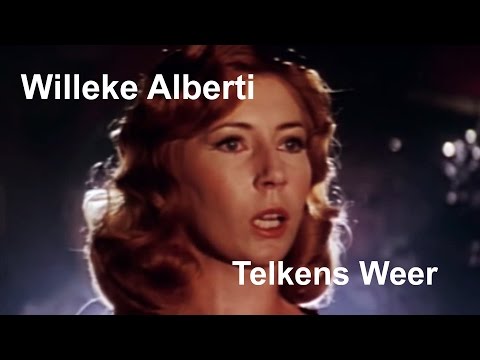 Willeke Alberti performs "Telkens Weer"  (from the movie: "Rooie Sien") [RESTORED] [LYRICS]