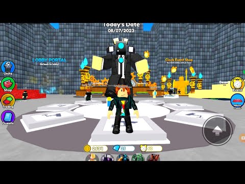 Видео: новый титан спикермен просто имба!!!!!!играю в Toilet Tower Defense в Roblox!!!#3