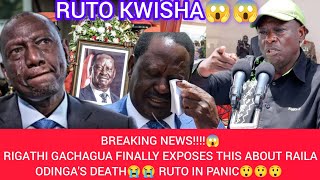 DRAMA😱GACHAGUA EXPOSES WHO KILL€D RAILA RUTO IN PANIC😲 