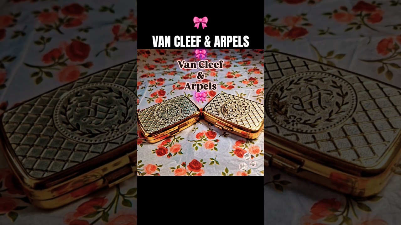 🎀 VAN CLEEF & ARPELS Vintage Makeup Compacts 🎀 #vintage #vancleefarpels #makeup #makeupartist