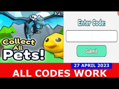 Collect All Pets codes for December 2023