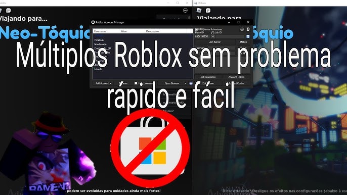 COMO JOGAR COM VARIAS CONTAS DO ROBLOX *NO MESMO PC!* 