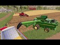 A new harvester joins the farm | Harvesting corn | Suits to boots 7 | Farming simulator 19