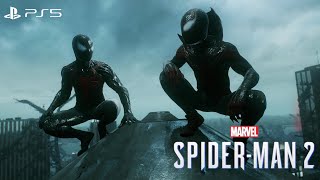 Marvel's Spider-Man 2 RED AND Black Symbiote Suit Duo Gameplay