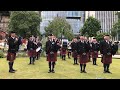Pipers all over the World join the Scots Guards Association Pipes and Drums- RBLS F40 Parade