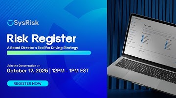 Trailers : Risk Register in Action - Empowering Boards to Drive Strategy | Sysonex Inc.