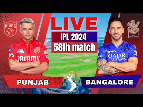 🔴 Live IPL 2024: RCB Vs PBKS Live Match, Bengaluru vs Punjab 