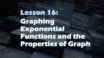 Lesson 16 |  GRAPHING EXPONENTIAL FUNCTIONS AND ITS PROPERTIES - Examples (1/6)