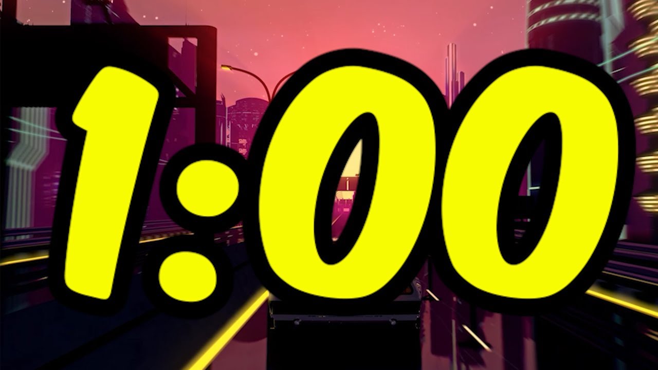 1 minute timer with alarm city music youtube