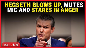 US Senate | ‘Save The Lecture’: Pete Hegseth Explodes, Turns Off Mic During Fiery Testimony