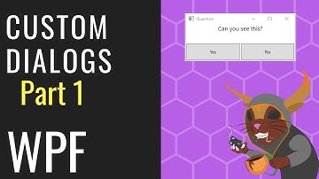 WPF Custom Dialogs - Part 1 [Dialog Service]