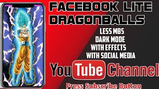 Facebook Lite Dragonball Theme with Dark mode screenshot 4