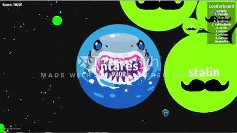 Agar.io gameplay with bots / Awesome private server / Antares