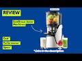 EanOruus 3-in-1 Cold Press Juicer Review | Large Chute, 100oz Capacity, Nut Milk &amp; Sorbet