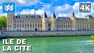 [4K] Notre-Dame Cathedral & Sainte-Chapelle in Île de la Cité in Paris, France 🇫🇷 Walking Tour 🎧