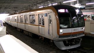 東京メトロ10000系10117FF特急元町・中華街行き 東横線菊名駅発車