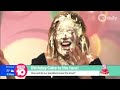 Sarah Harris Pied in the Face on TV