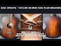 Bracing update taylor gs mini koa plus guitar review in singapore