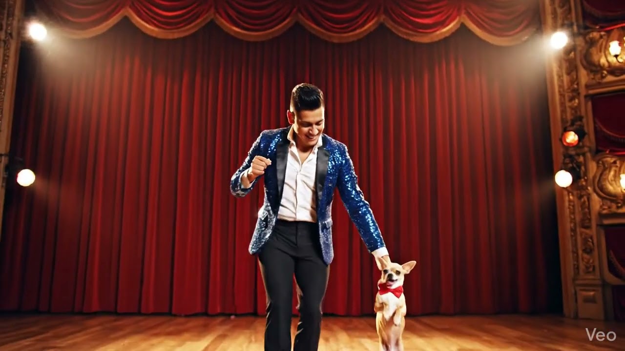 Man and Dog Dancing Video