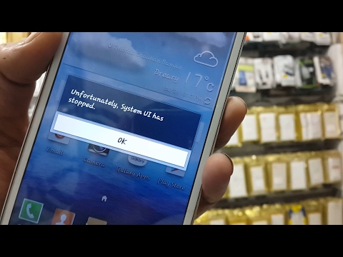 How to fix Unfortunately System UI has stopped || Latest Samsung Software Review