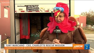 Charlotte Rescue Mission Thanksgiving drive