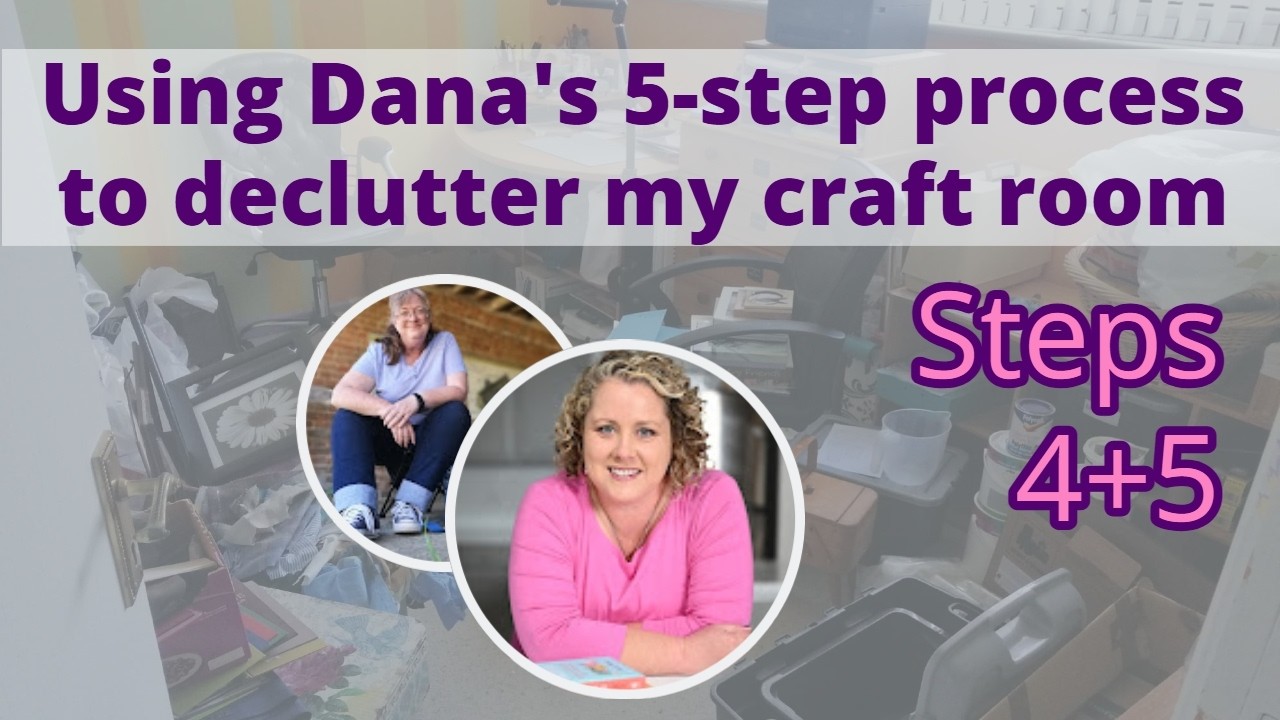 Continuing a craft room declutter using Dana K White’s method - Video 2 ...