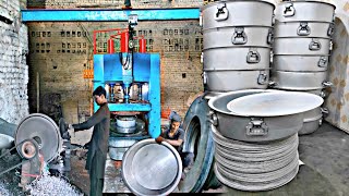 Production of the most expensive big casted handle aluminum cooking pots in Factory