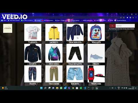 Fashion Website template Using HTML, CSS, Express JS