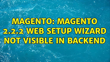 Magento: Magento 2.2.2 Web Setup Wizard not visible in backend (2 Solutions!!)