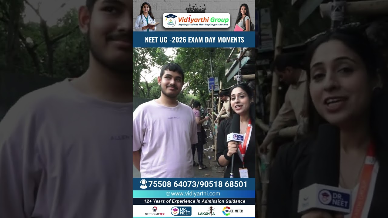 NEET UG 2026 - Exam Day Moments - Excited Guardian & Candidates