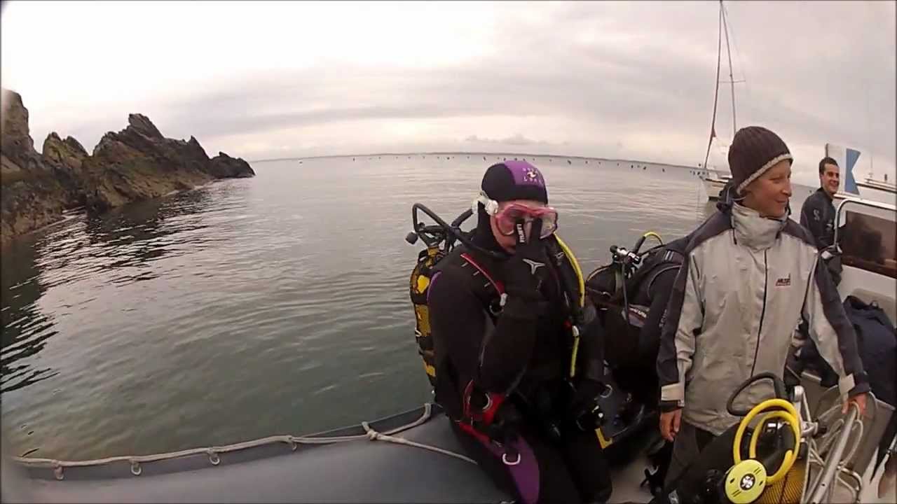 Baptême de plongée - Stanverec - Île de Groix - 9 juin 2012 - YouTube