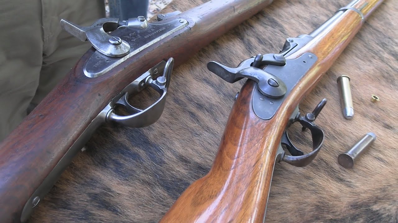 Trapdoor Springfield VS Springfield Rifle Musket