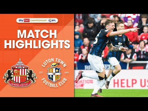 Sunderland 1-1 Luton Town | Championship Highlights