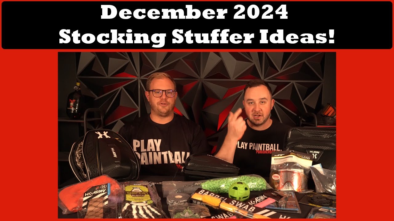The BEST Stocking Stuffer Ideas for a Paintball Player in 2024!! | Christmas Gift Ideas