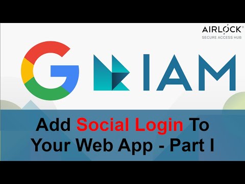 Add Social Login to your web app with Airlock IAM - Part I