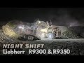Liebherr R9300 and R9350 Excavators Working Night Footage With Insta360 Ace Pro 2 Pure Video Camera
