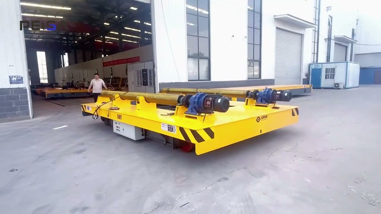 50-ton cable drum powered transfer cart