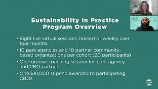 Sustainability in Practice Application Webinar 2024