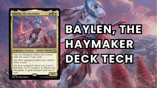 Baylen, the Haymaker Deck Tech | Rabbit Kindred Token Hare Apparent | Commander EDH MTG