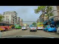 Yangon to hinthada  driving vlog