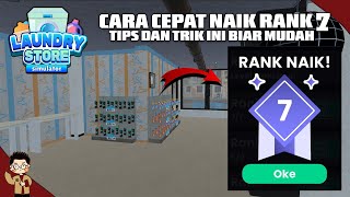 CARA CEPAT MENYELESAIKAN TANTANGAN LAUNDRY RANK 6 NAIK KE RANK 7 DI GAME LAUNDRY STORE SIMULATOR screenshot 4